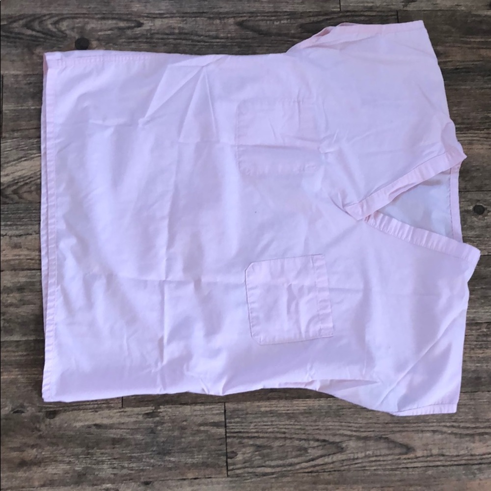Light pink small scrub top